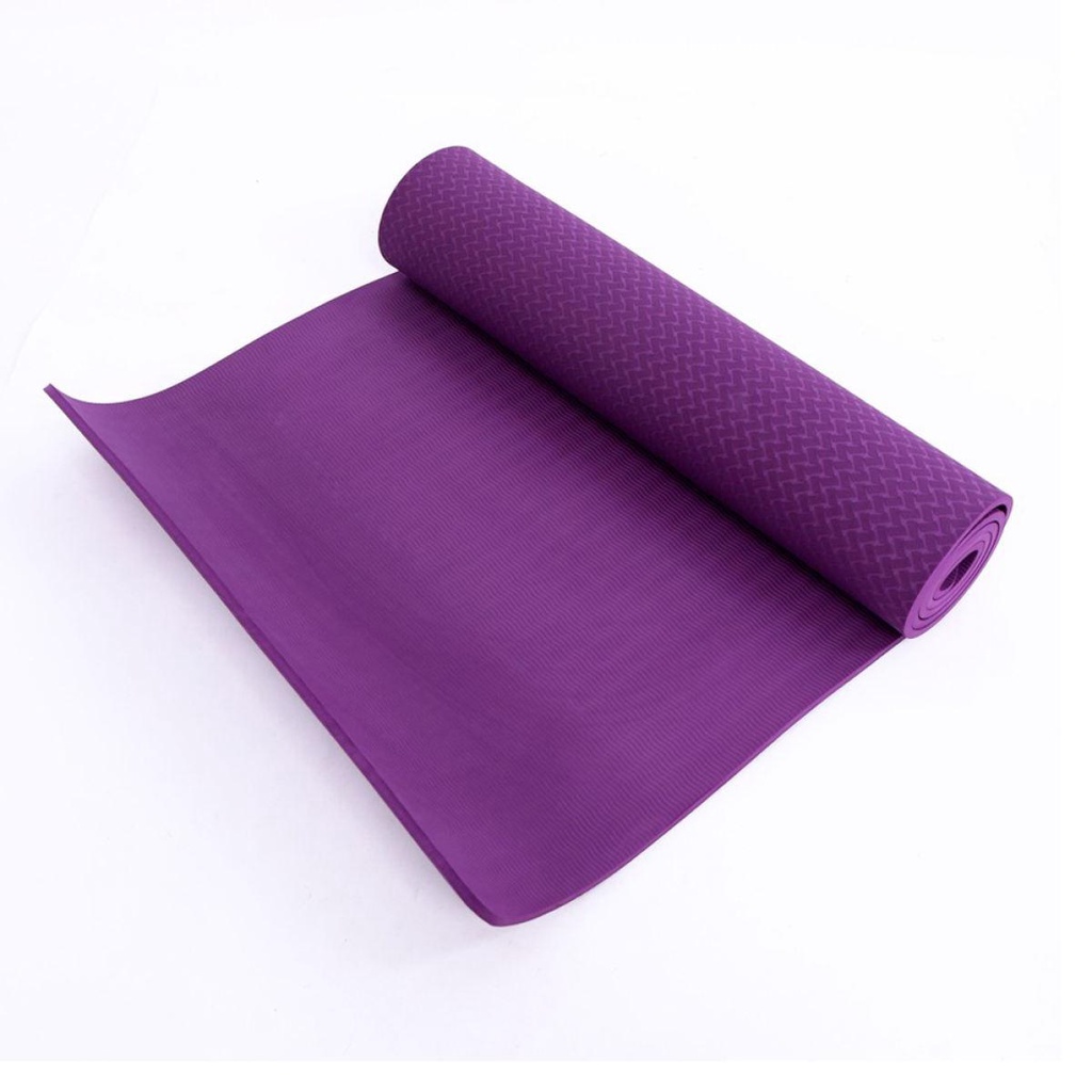 Thảm Tập Yoga TPE dày 16mm Chống Trượt - Thảm Tập Thể Dục, Gym  - tham tập yoga- Cực Êm, Bám Dính Sàn