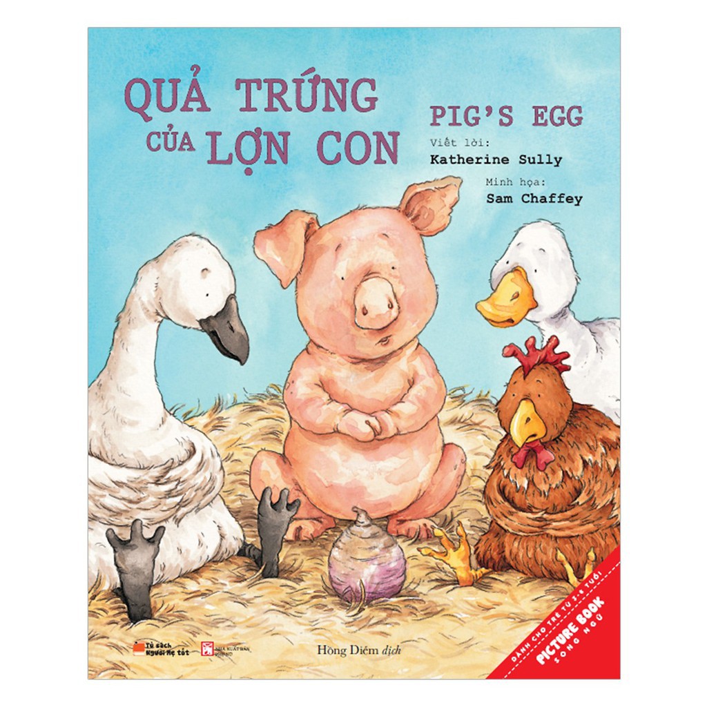 Sách - Quả Trứng Của Lợn Con – Pig’S Egg (Picuter Book Song Ngữ 3-8 tuổi) Gigabook