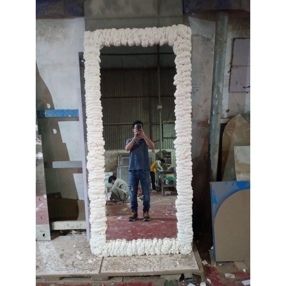 GƯƠNG BỌT ĐÁM MÂY  BỒNG BỀNH, SOI TOÀN THÂN GIÁ RẺ, gương nịnh dáng