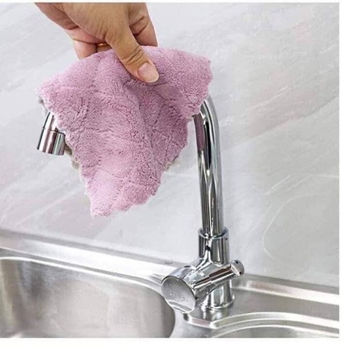 Khăn lau đa năng (lau bếp, bát đĩa, bàn ghế...) 2 mặt siêu mềm mịn, thấm hút tốt,kháng khuẩn (1chiếc) | BigBuy360 - bigbuy360.vn