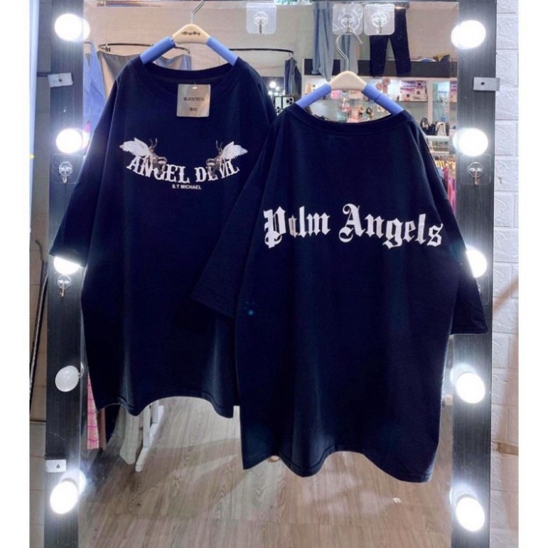 Áo thun nam nữ, áo phông tay lỡ Angel Devil , chất vải cotton form Unisex thời trang HOT 2021 M7 | BigBuy360 - bigbuy360.vn