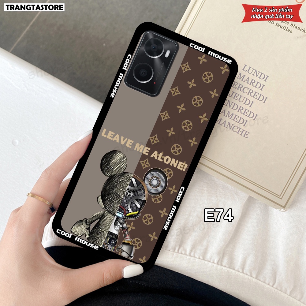 Ốp Oppo A36 / A76 in hình gấu Bearbrick,Metal Style,Doremon siêu dễ thương chất lượng