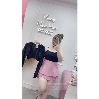 ( 60kg => 82kg BIGSIZE ) SET ÁO DÂY KÈM KHOÁC GÂN XỐP