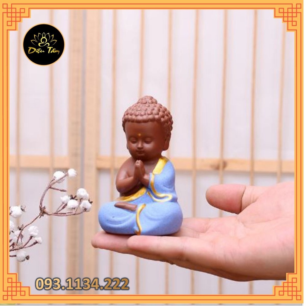 Tượng phật  A Di Đà gốm sứ trang trí nhà cửa xe ô tô đồ phong thuỷ