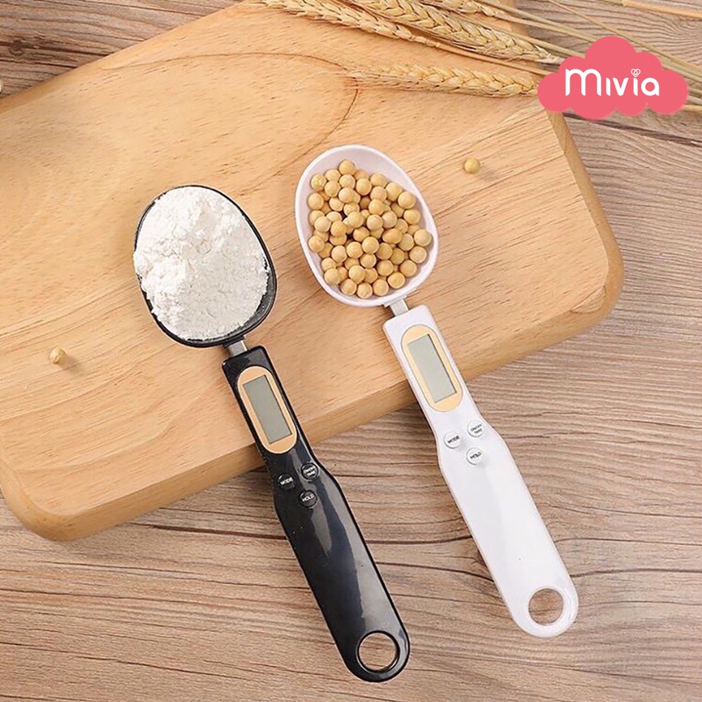 Thìa cân điện tử, cân tiểu ly dạng thìa đong gia vị, đồ ăn dặm cho bé 500/0,1g