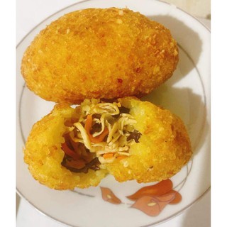 xôi gà nấm
