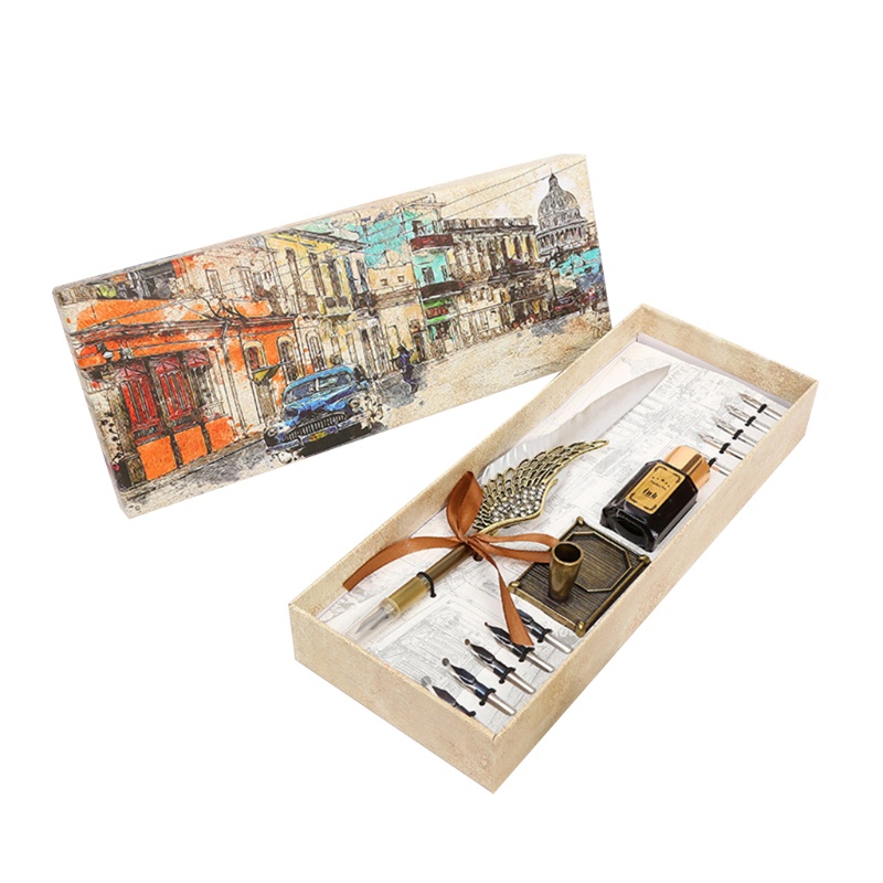 Set 10 Nắp Đậy Bút Mực Kiểu Retro Tiện Dụng