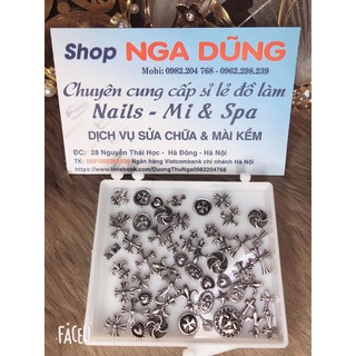 set cham gắn móng mix kiểu