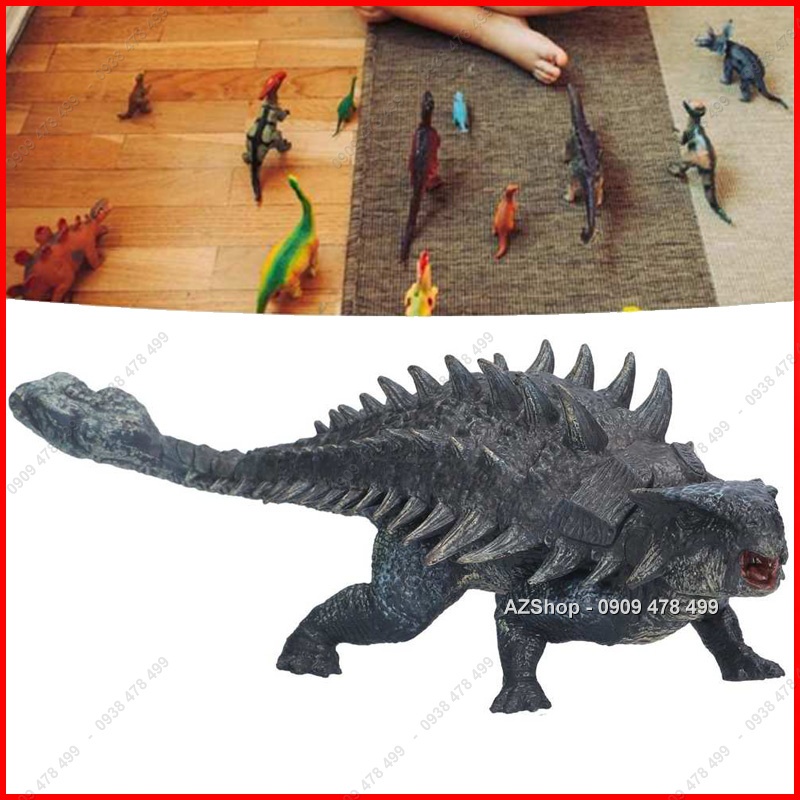 Mô Hình Khủng Long Đuôi Búa Size  Lớn Dài 22cm - Ankylosaurus - 7719.7