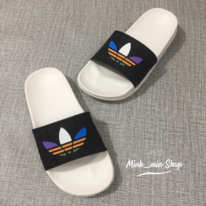 Dép Quai Ngang In Hình Ba Lá Sắc Nét, Dép Quai Ngang Nam Nữ Thời Trang