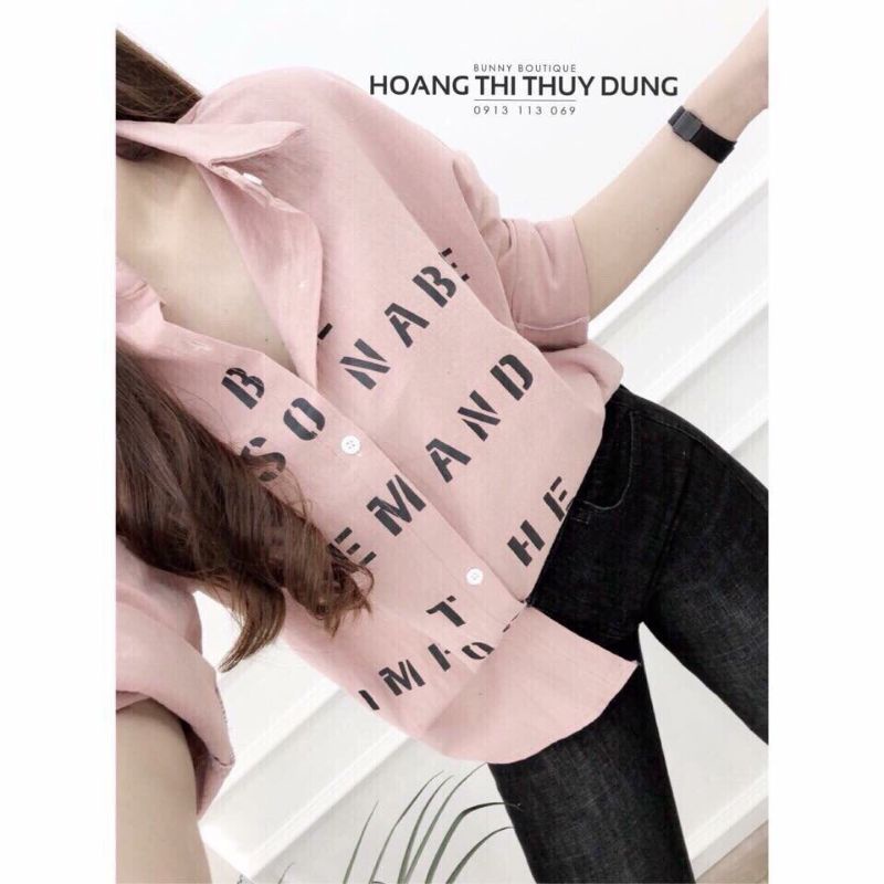 ÁO SƠ MI NỮ TAY DÀI (KÈM HÌNH THẬT)