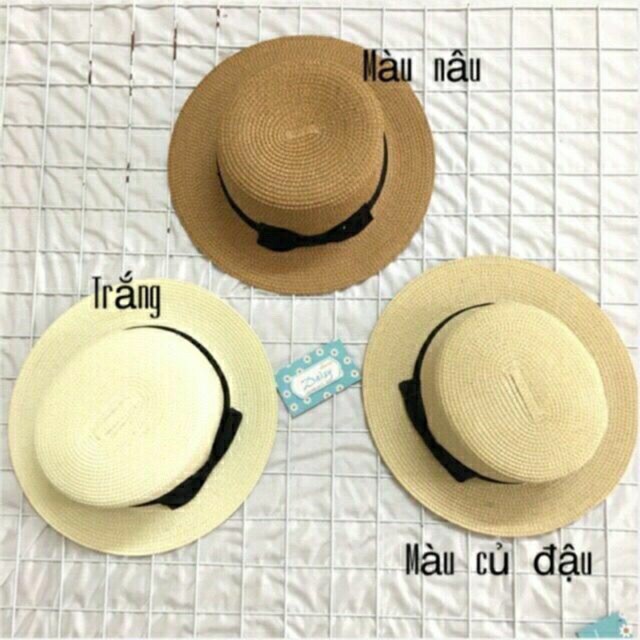 Nón Cói Đi Biển, Mũ Cói Vành Nhỏ Đi Biển Đẹp Siêu Hót 2019 [tuananh]