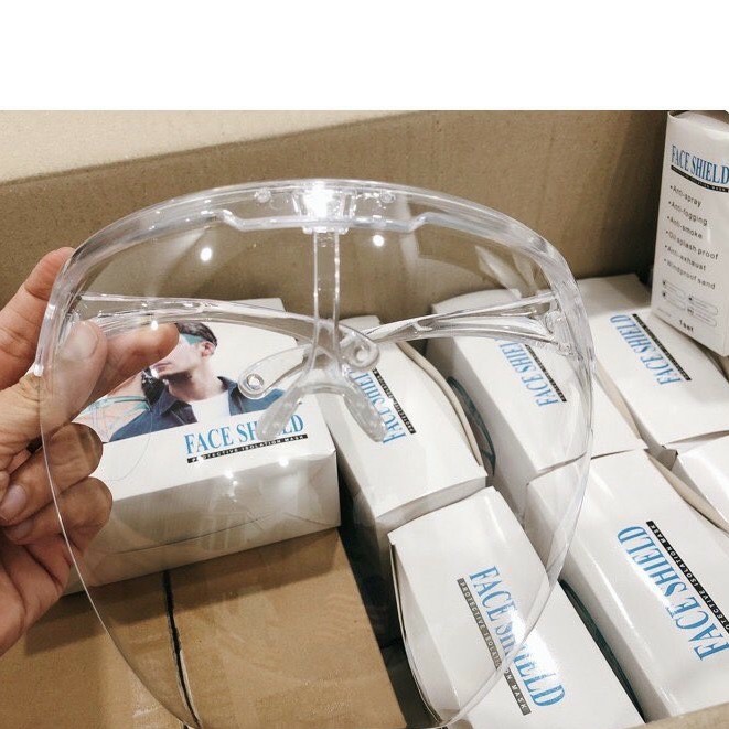 Kính chống giọt bắn phòng dịch FACE SHIELD - Kính Bảo Hộ, Chống Bụi Đi Đường - nhựa cứng ( Hàng Có Sẵn ) | BigBuy360 - bigbuy360.vn