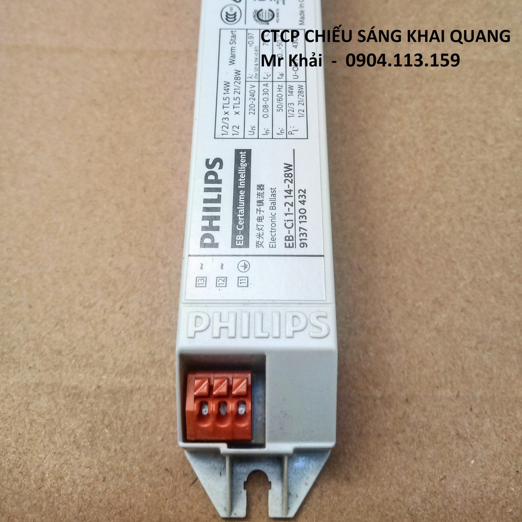 Chấn lưu cho bóng T5 28W - Philips Ballast EB-Ci 1-2 14-28W