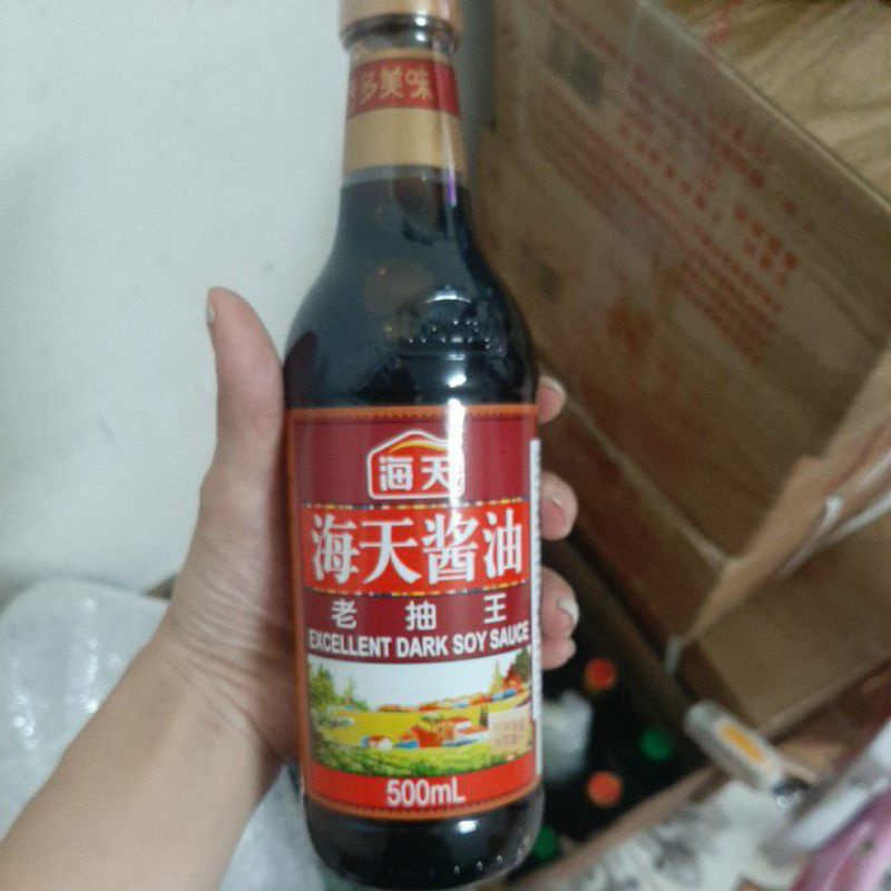 Hắc xì dầu[xì dầu đen] 500ml_Gia vị trung quốc