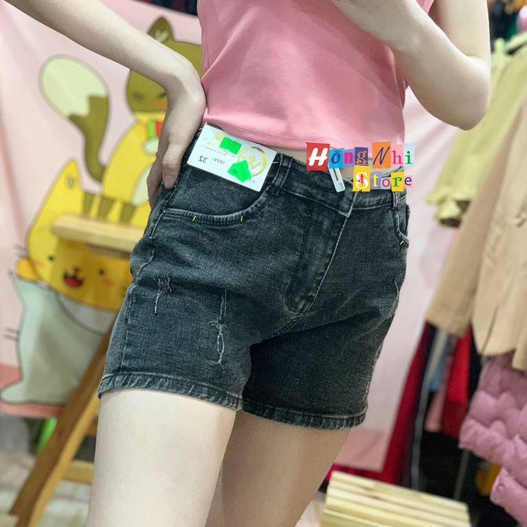QUẦN SHORT JEAN ĐÙI CO GIÃN CAO CẤP DÁNG RỘNG SIZE ĐẠI 60KG