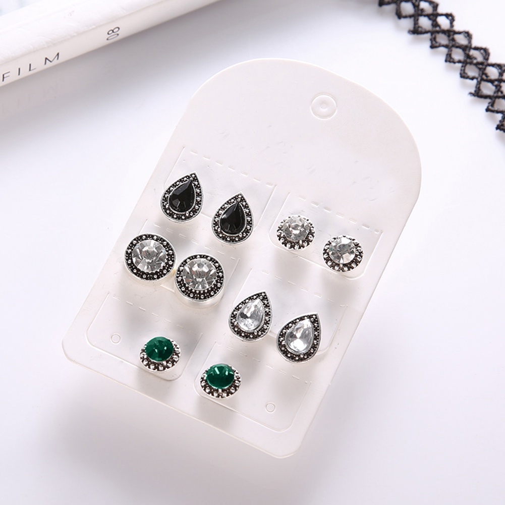 Set 5 Đôi Khuyên Tai Phong Cách Cổ Điển Thanh Lịch Dành Cho Nữ