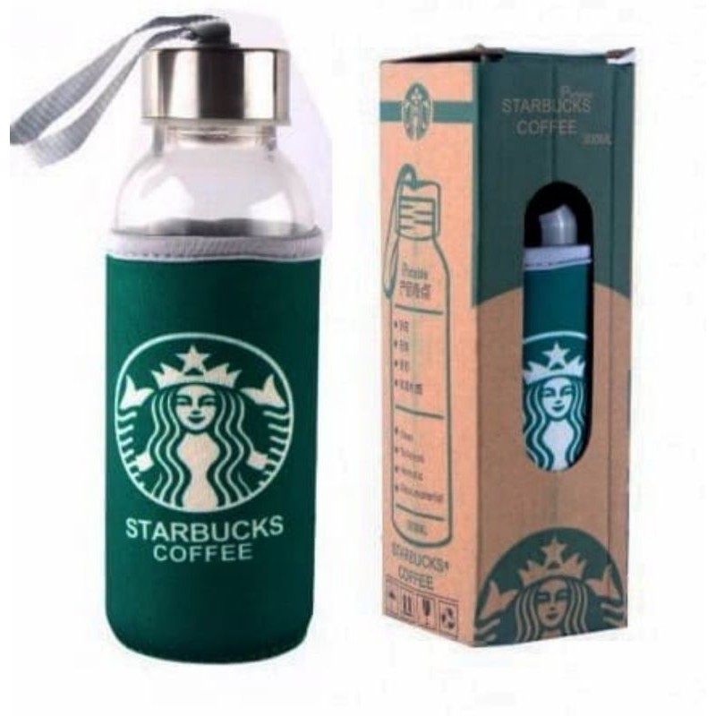 Bình Đựng Nước Starbucks + Túi Đựng Chai Starbuck My Bottle