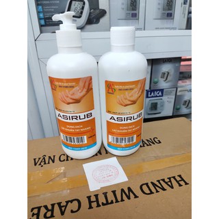 Nước Rửa Tay Khô ASIRUB combo 2 chai hàng chính hãng-chai 500ml