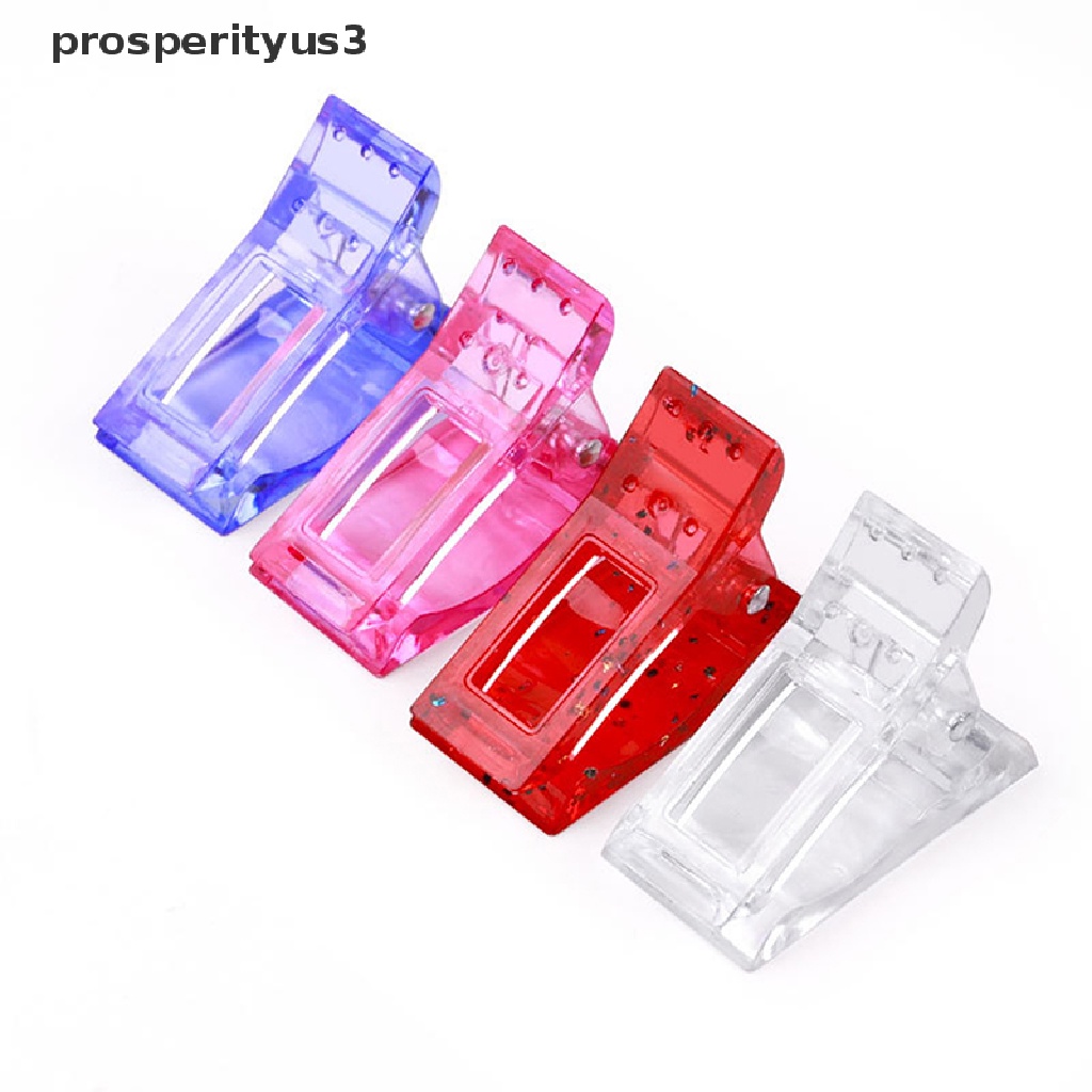 [prosperityus3] Nail Clip PVC Nail Fake Finger Extension UV Gel Manicure Art Builder Tool New [new]