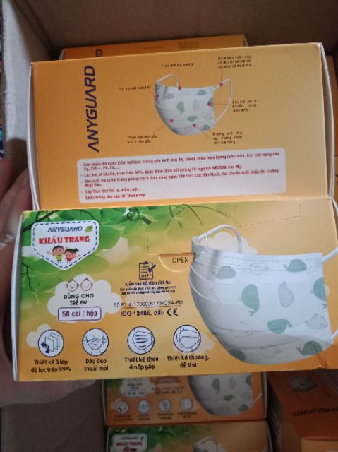 Khẩu trang trẻ em Anyguard | BigBuy360 - bigbuy360.vn