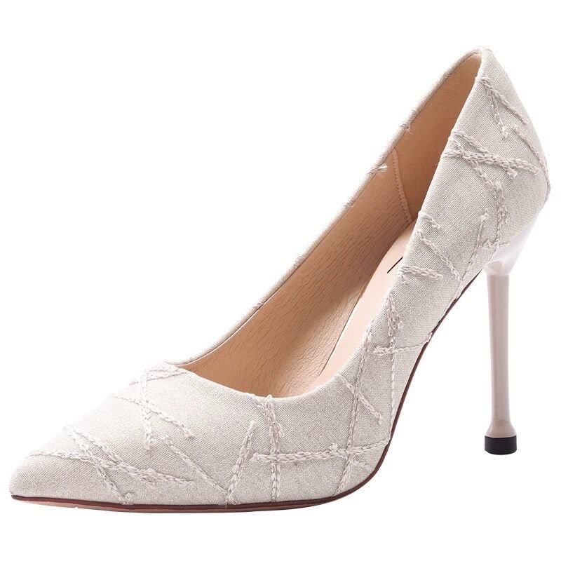 Sandal Cao Gót Mũi Nhọn Thiết Kế Mới Thời Trang Năm 2023 Dành Cho Nữ