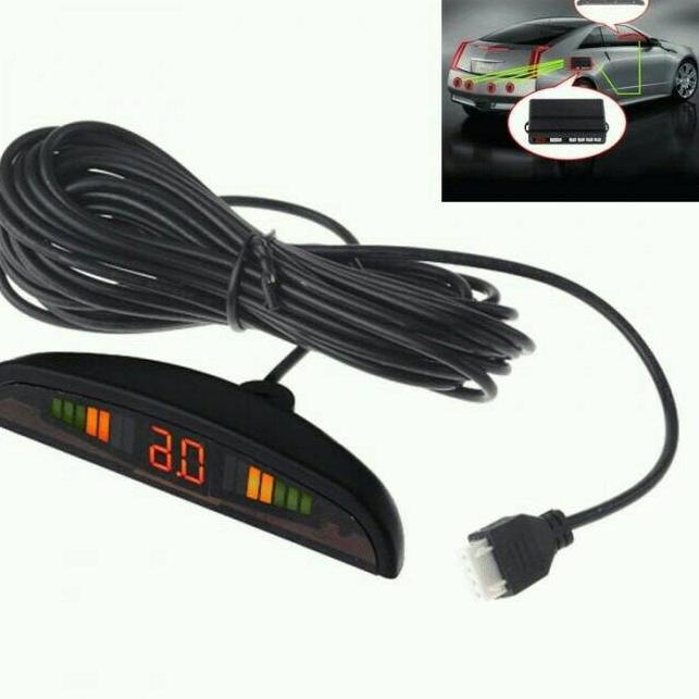 Radar Cảm Biến Đỗ Xe 2 Điểm Hiển Thị LCD