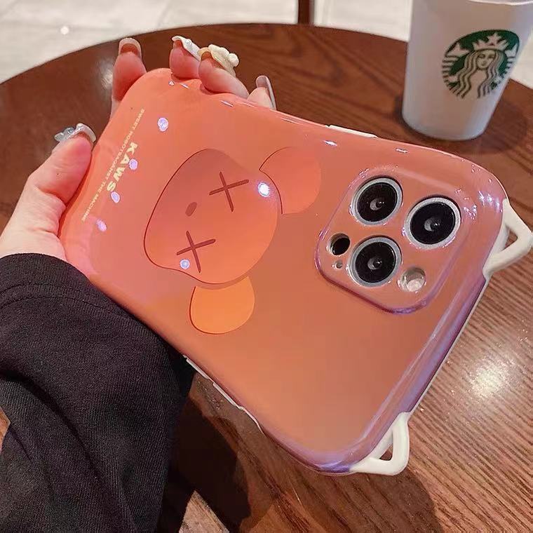 Ốp điện thoại in hình gấu cho iPhone 12 promax iPhone 11 xsmax 7 8 plus XR