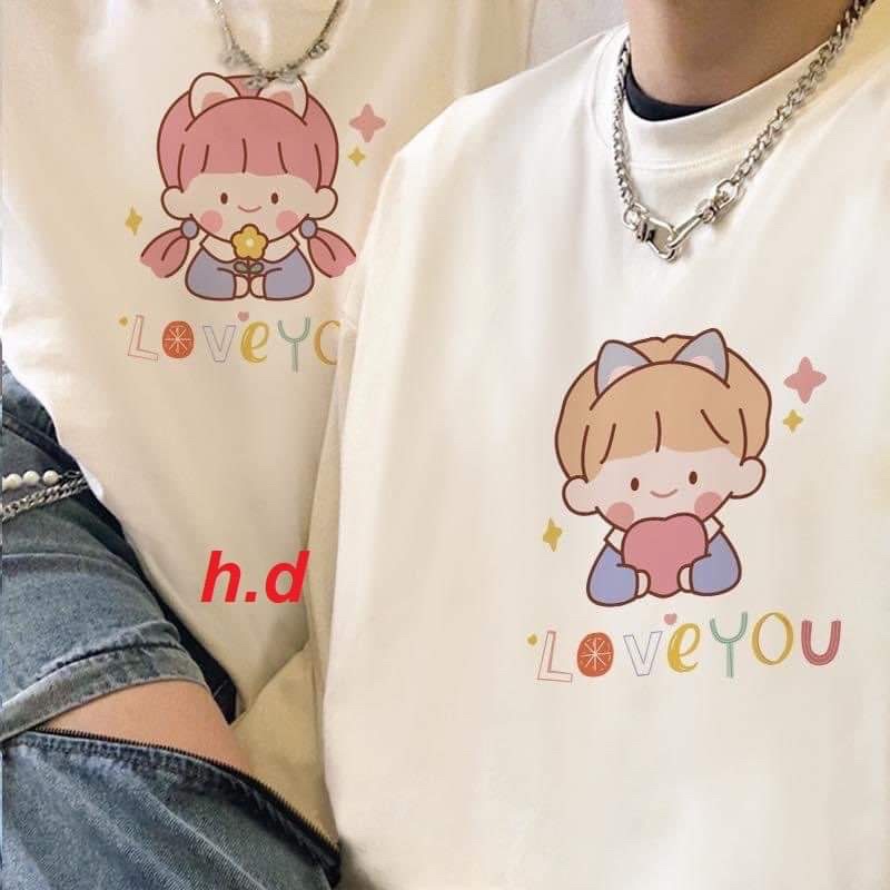 Áo đôi Love you cute HĐ12(2chiếc)