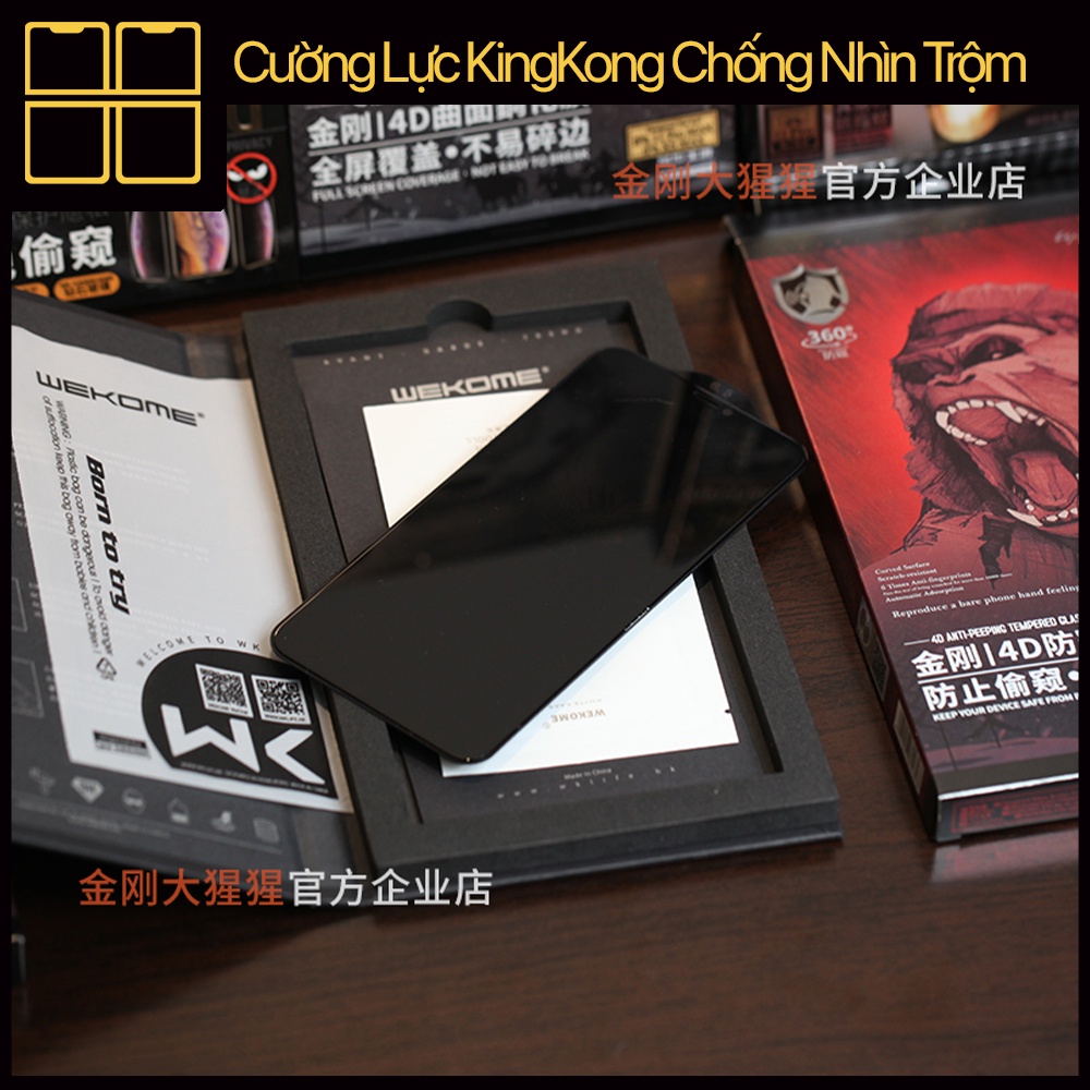 Kính cường lực chống nhìn trộm KingKong iphone 6/6s/6sp/7/7p/8/8p/x/xs/xsmax/11/11pro/11promax/12/12pro/12promax/13
