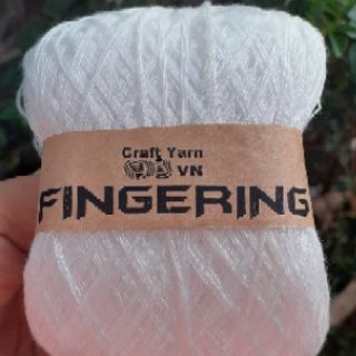 Sợi cotton bóng Fingering
