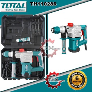 [100% chính hãg] Máy khoan 2 chức năng Total TH110286, công suất 1050w - Máy đục bê tông, khoan đục bê tông