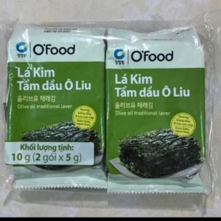 Lá kim tẩm dầu oliu10g