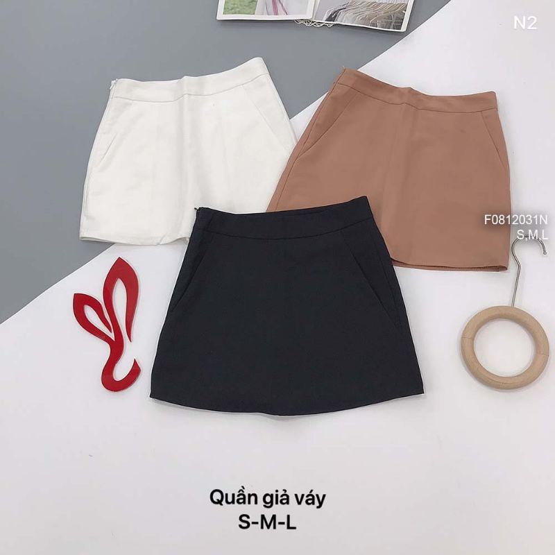 Quần giả váy hai túi xéo!0912