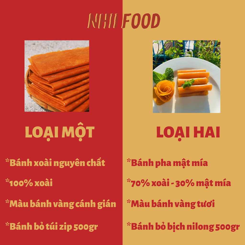 Bánh xoài Nha Trang, bánh xoài dẻo thơm NHII FOOD thực phẩm sạch nhà làm