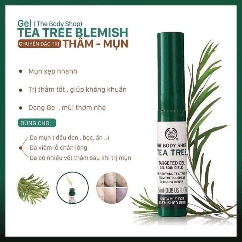 gel chấm mụn tea tree 2.5ml | BigBuy360 - bigbuy360.vn