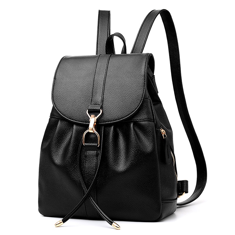 Balo da CHUWANGLIN phối khóa đơn giản xinh xắn dành cho nữ