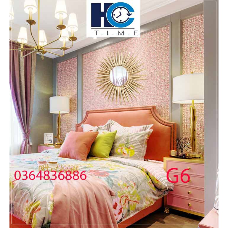 Gương treo tường trang trí nghệ thuật decor G6 kích thước 75x75 cm