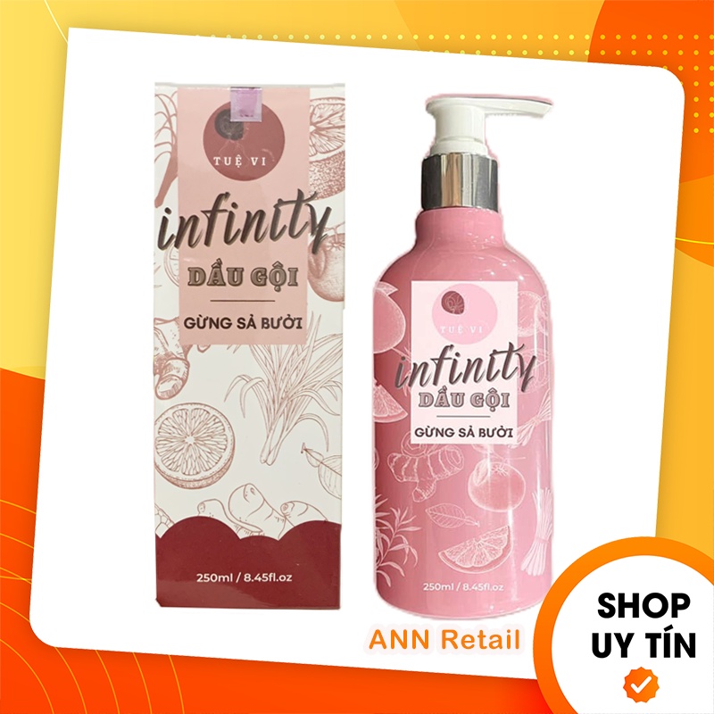 [Chính Hãng] Combo Dầu Gội Gừng Xả Bưởi Tuệ Vi + Dầu Xả Bưởi Bơ Tuệ Vi + Tinh Chất Sả Bưởi Tuệ Vi Infinity