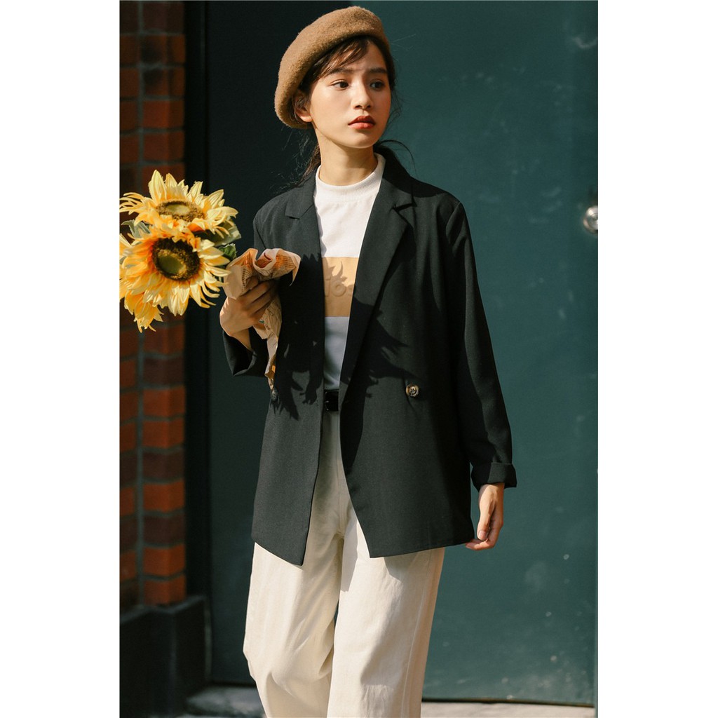 [Có sẵn] Áo blazer xắn tay Hàn Quốc -  [Có ảnh thật và video] | BigBuy360 - bigbuy360.vn