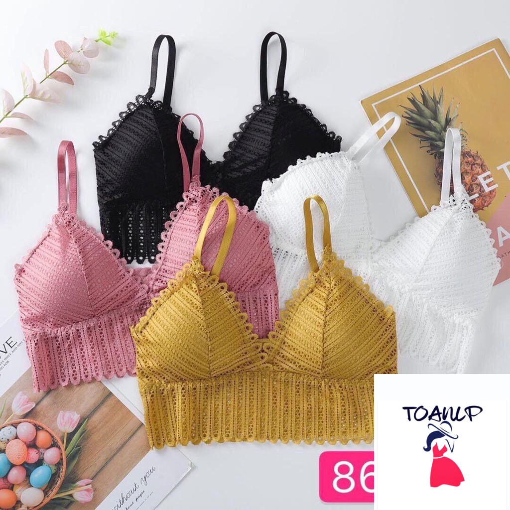 Mẫu Mới ) Áo Lót Bra Ren Gợi Cảm 863