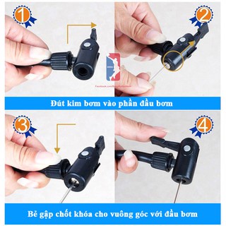 Bơm Bóng Mini Cầm Tay - Tặng Kim Bơm