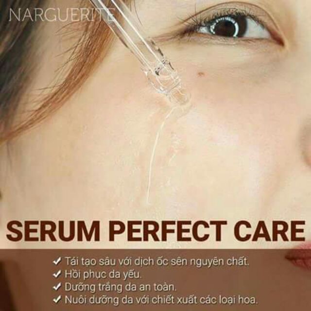 Serum perfect care dưỡng trắng tái tạo và phục hồi da chỉ 195k