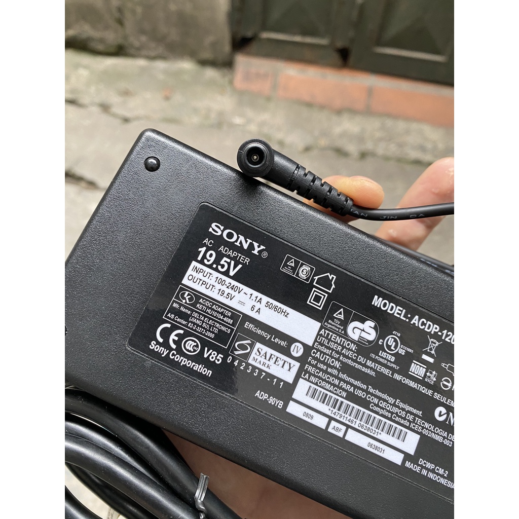 Adapter nguồn tivi sony 19.5V-6A hàng chuẩn indonesia