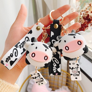 Móc khóa bò sữa mẫu mới, Móc Treo trang trí balo, túi xách, thiết kế hình bò sữa dễ thương, quà tặng xinh xắn Lame.Store