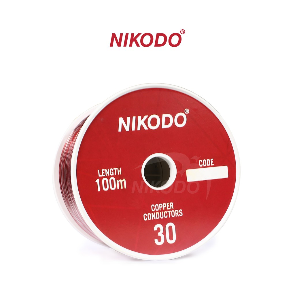 Dây truyền tín hiệu âm thanh Nikodo 30 tim, dây loa cao cấp chính hãng cuộn 100m, 100% lõi Đồng