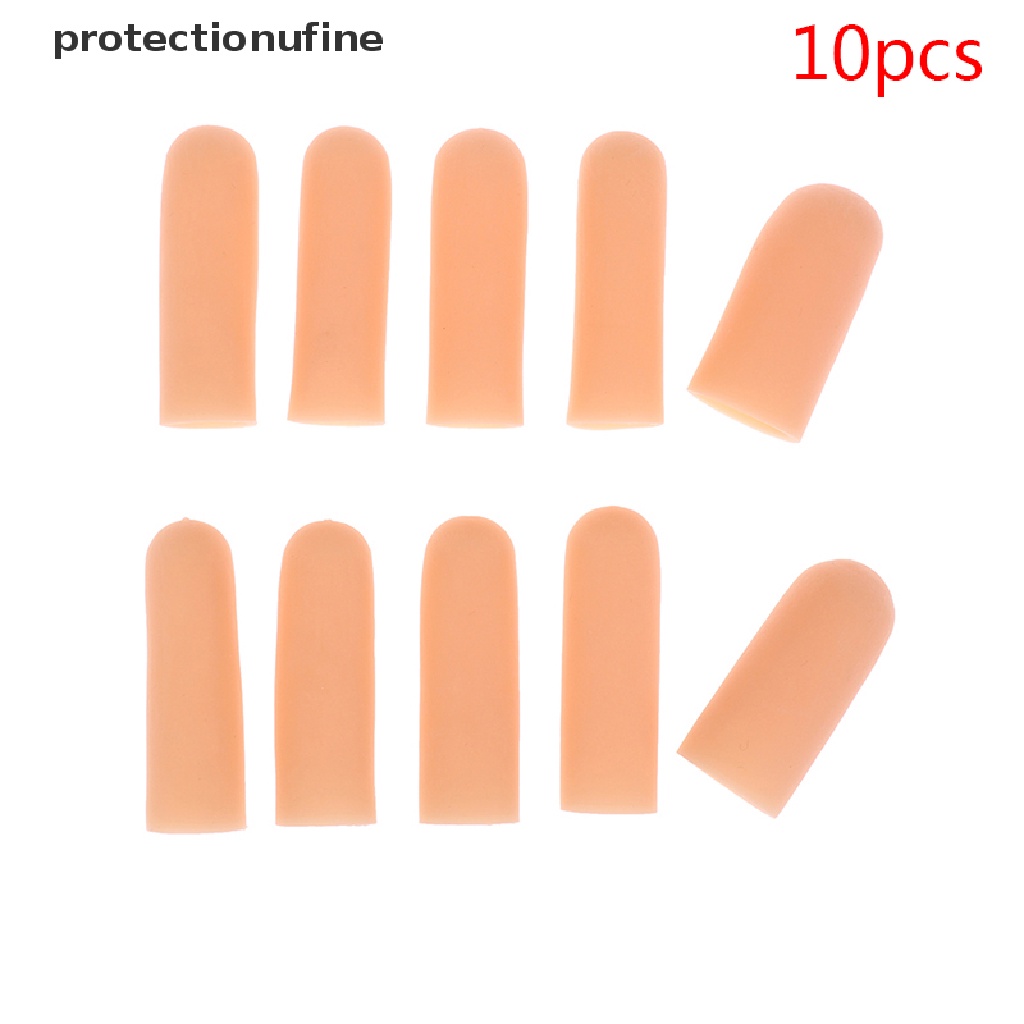 Bộ 10 Nắp Silicone Bảo Vệ Ngón Tay Cái Giảm Đau Tiện Dụng PR3VN