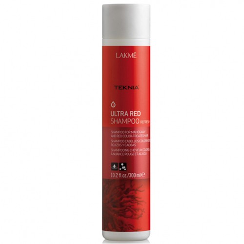 Dầu gội dưỡng màu tóc nhuộm (MÀU ĐỎ) LAKME Coral Red Shampoo 300ml