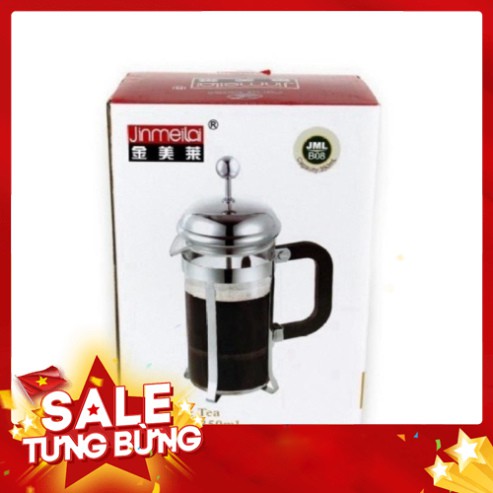 [FREE SHIP] Bình pha trà và cà phê thông minh Kiểu Pháp Jinmeilai dung tích 350ml