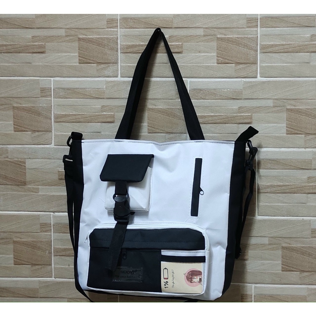Túi tote đeo chéo thời trang sinh viên học sinh - 2 hộp new